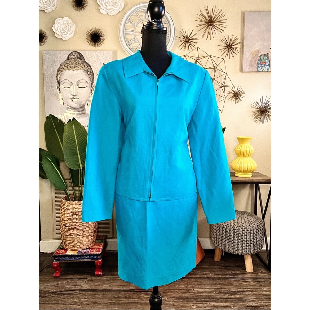 Lord & Taylor Linen Skirt Set